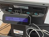 two laptops that are sitting on top of each other