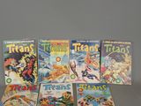 a lot of comics that are on the table
