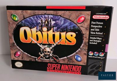 an image of a game box with a picture of a castle on top of it