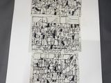 an image of a black and white drawing on a piece of paper