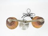 a pair of glasses that are sitting on a table