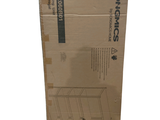 a cardboard box that is sitting on the floor