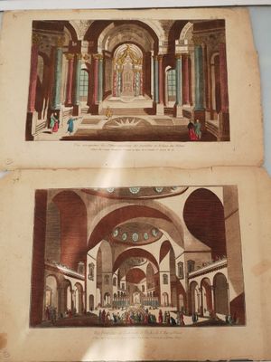 Lot de 6 vues d'optique chez Chereau rue saint Jacques , aqu…