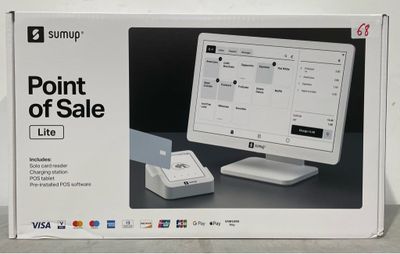 une image représentant une boîte blanche sur laquelle figure l'image d'un ordinateur