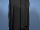 an image of a black blouse on a mannequin stand