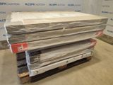a stack of pallets sitting on top of a wooden pallet