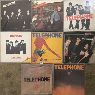 a lot of different types of vinyl records on the floor