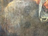 an image of a painting of a man holding a bag of bread