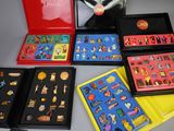 a lot of different items that are sitting on a table