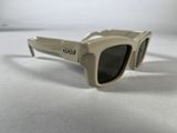 gucci sunglasses with black lenses on white background