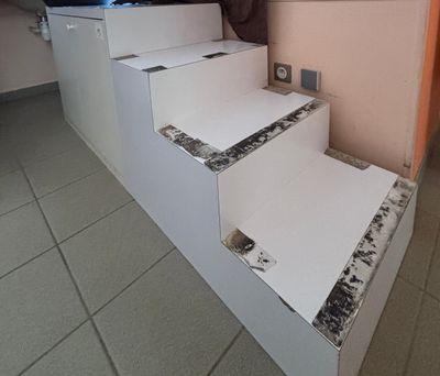 Meuble escalier 3/4 marches