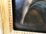 une photo d'un tableau représentant une femme coiffée d'un chapeau