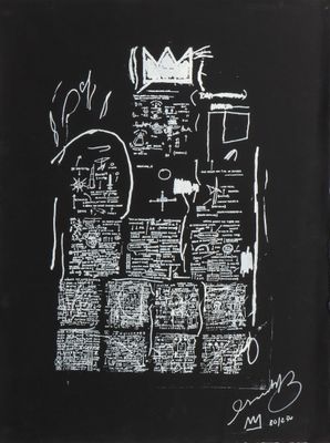 un dessin en noir et blanc représentant un journal sur lequel figurent des inscriptions