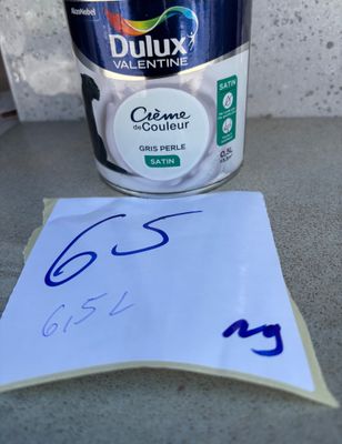 Ensemble de peinture Dulux Valentine Crème de Couleur, teint…