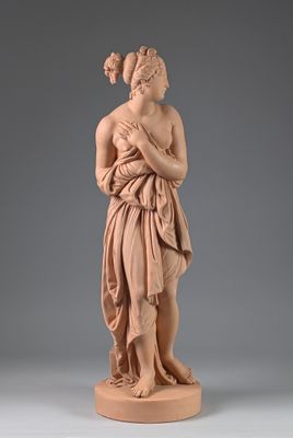 statue of a woman holding a baby in her arms