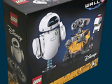 une boîte avec un mur en Lego – et un robot à l'intérieur