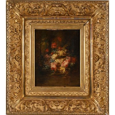 DIAZ Narcisse. (1807-1876). « Bouquet de fleurs ». - Photo 1