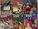 a lot of comics that are on the table