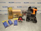 the contents of a tool kit are laid out on the table
