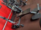 a picture of a gym equipment set up on a wall