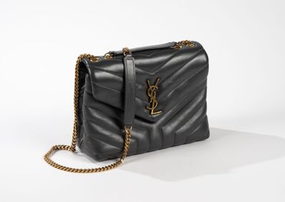sac à bandoulière en cuir matelassé à motif Monogram de Saint Laurent