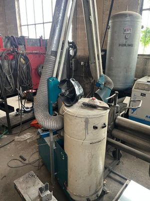 a machine that is sitting inside of a building