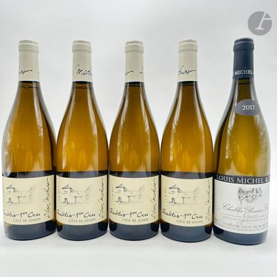 4 B CHABLIS CÔTE DE JOUAN (1er Cru), Domaine Alain Mathias, 2018 - Photo 1