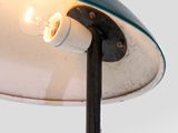 an image of a lamp that is on a table