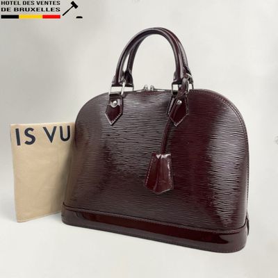 Sac à main Louis Vuitton Almair en cuir Epi