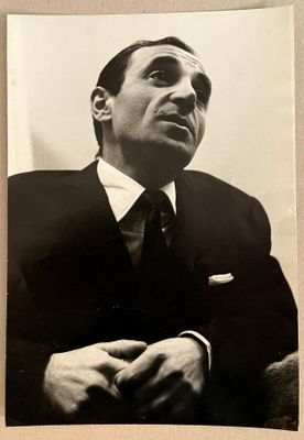 Dominique Buigné. Charles Aznavour vers 1965.