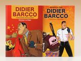Dicker Barco et les bandes dessinées Dicker Barco sur un fond blanc