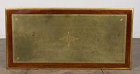 Bureau plat en placage de palissandre et acajou. (photo 5)