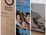 a box with a picture of a baby in a stroller