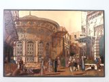 a picture of a painting on the wall of a building