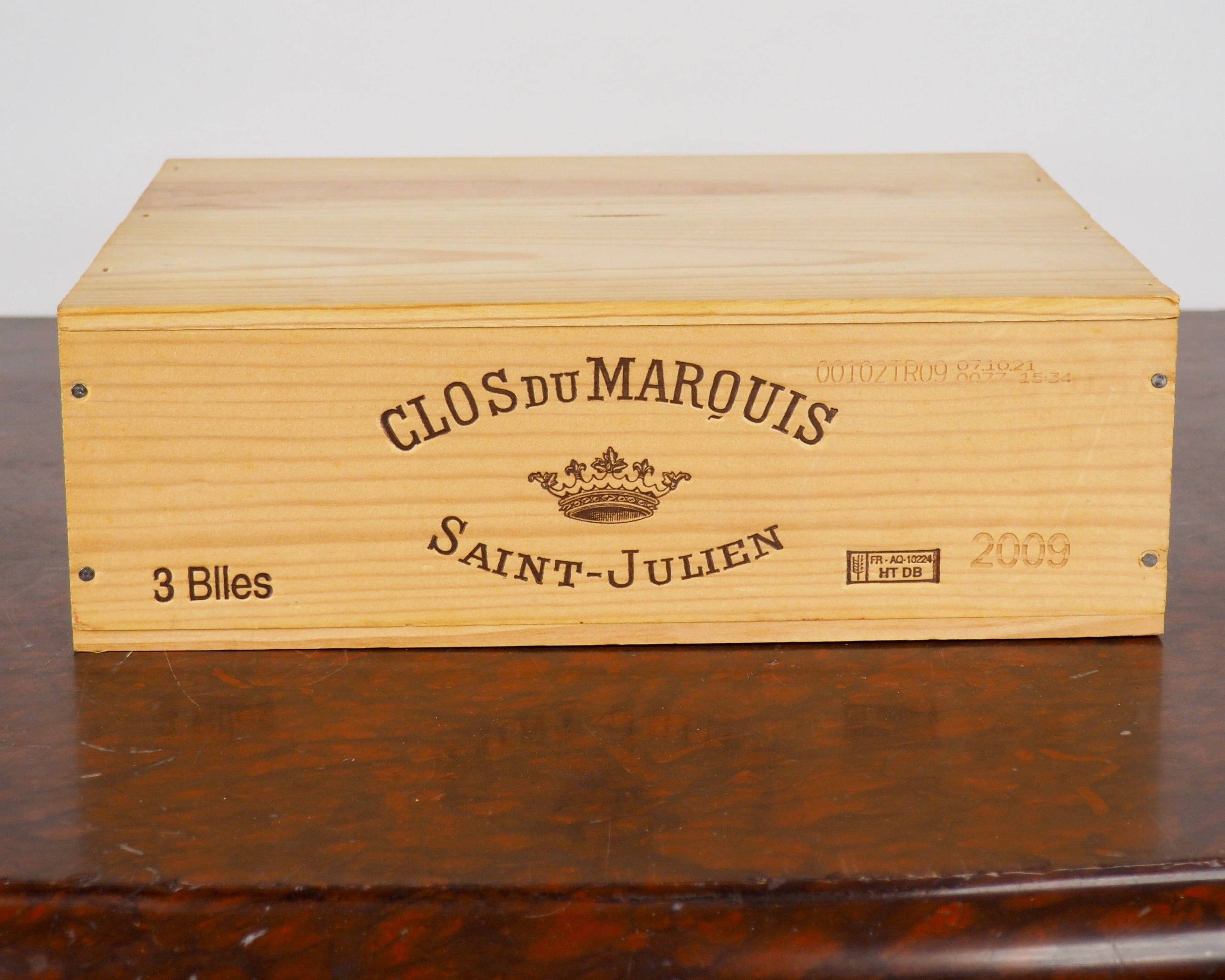 3 BOUTEILLES CLOS DU MARQUIS SAINT JULIEN - 2009 - CBO - #2