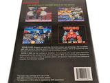 a back cover of a video game on a white background