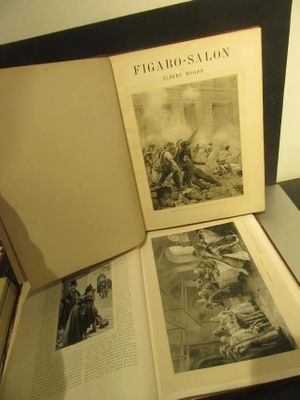 309.5 - Deux Ouvrages Relies Figaro Salon Dont A.