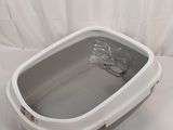 a plastic container that is sitting on a table