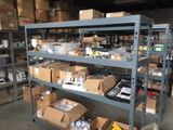many boxes and boxes on the shelves in the warehouse