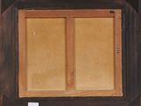 an image of a picture of a window with a wooden frame