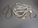 a lot of wires that are laying on the floor