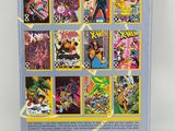 a close up of a comic book with a bunch of comics on it