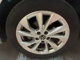 a close up of a tire on a vehicle