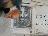 la photo d'une photo représentant un homme barbu sur une feuille de papier