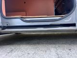 a van that has a bed in the back of it
