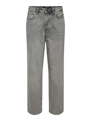 ONLY & SONS - Jean Denim Fade Loose - Gris Medium - W33 L32 …