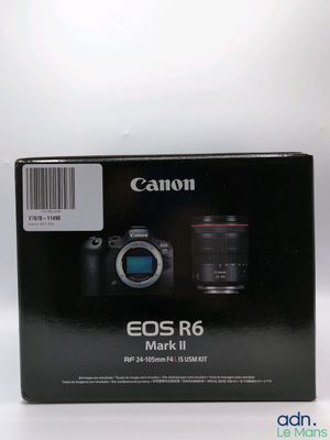 Kit Canon EOS R6 Mark II avec objectif EF 24-105 mm f/4L IS USM