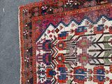 rug on the ground with a cat laying on it