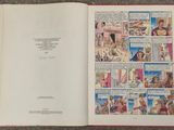 an open book with a picture of a woman on it