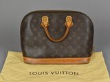 louis vuitton monogram canvas and leather handbag
